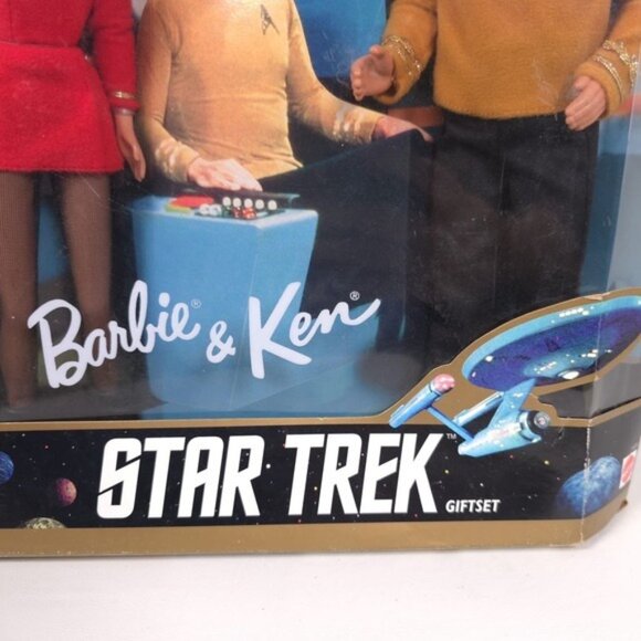 STAR TREK 30th Anniversary Mattel Barbie &‎ Ken Gift Set Collectors 1996 #15006 - Picture 10 of 11